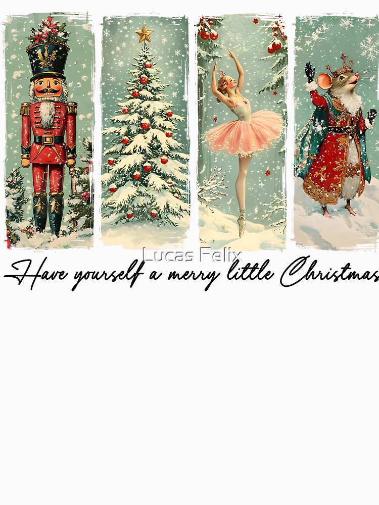 Thumbnail 7 of 7, Classic T-Shirt, Retro Christmas Nutcracker, Christmas, Vintage Christmas, Merry Christmas designed and sold by BenElias.
