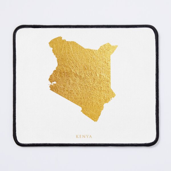 Item preview, Kenya Gold Map designed and sold by ArtPrints.