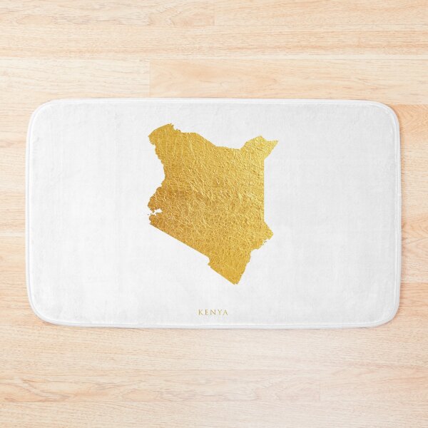 Item preview, Kenya Gold Map designed and sold by ArtPrints.