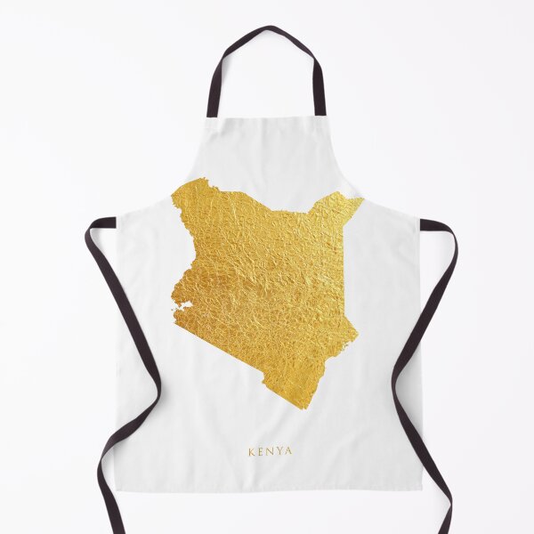 Item preview, Kenya Gold Map designed and sold by ArtPrints.