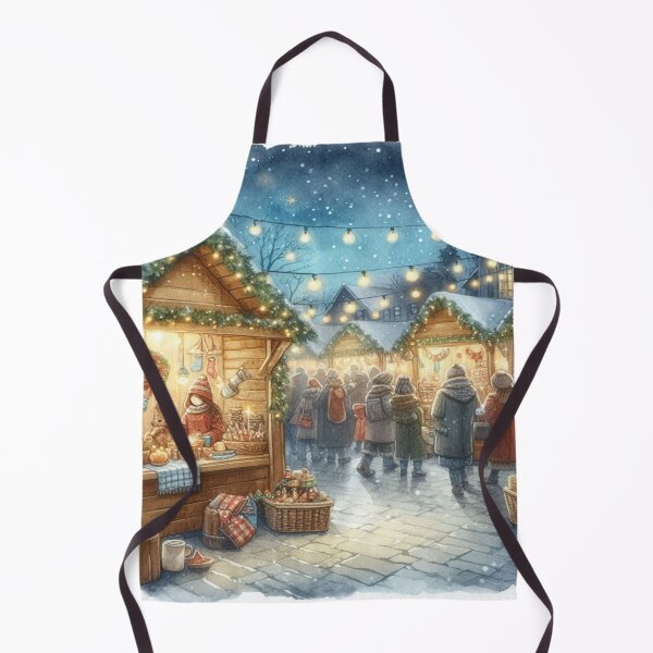Item preview, Experience the magical Christmas market in watercolor – artwork, crafts and festive atmosphere for the whole family designed and sold by FotoworldEdel.