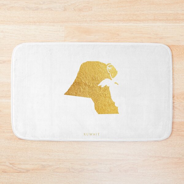 Item preview, Kuwait Gold Map designed and sold by ArtPrints.