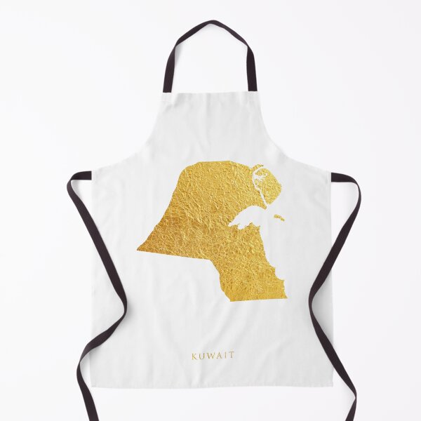 Item preview, Kuwait Gold Map designed and sold by ArtPrints.