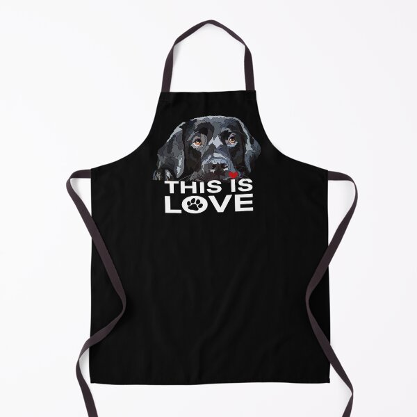 Item preview, This Is Love Black Lab Dog designed and sold by Just-Arts-4U.