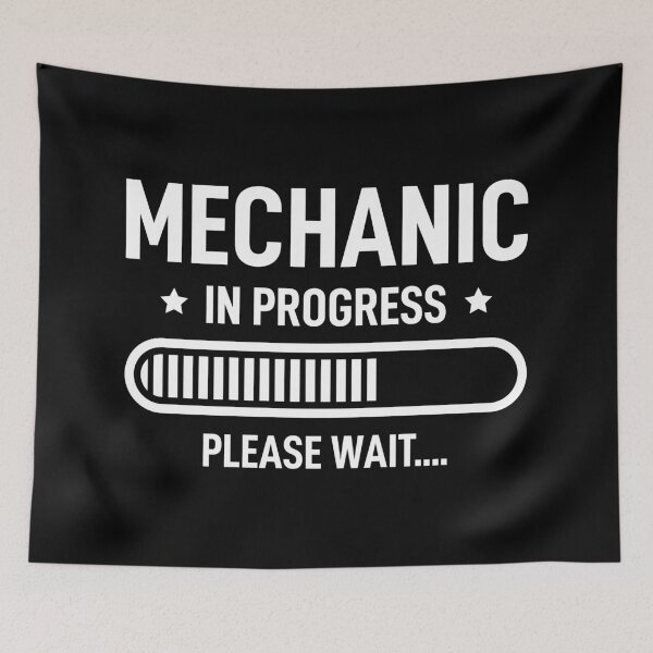 Item preview, Mechanic In Progress Funny Mechanic designed and sold by RareBunny.