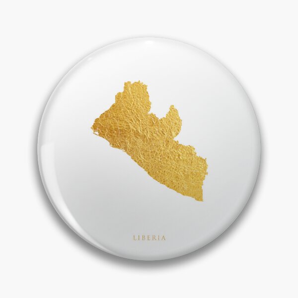 Item preview, Liberia Gold Map designed and sold by ArtPrints.
