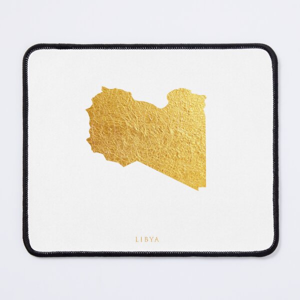 Item preview, Libya Gold Map designed and sold by ArtPrints.
