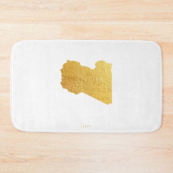 Item preview, Libya Gold Map designed and sold by ArtPrints.