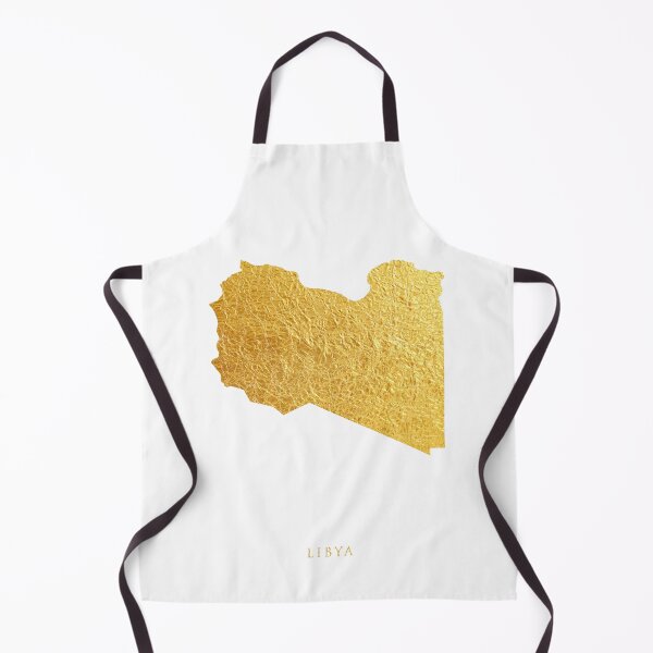 Item preview, Libya Gold Map designed and sold by ArtPrints.