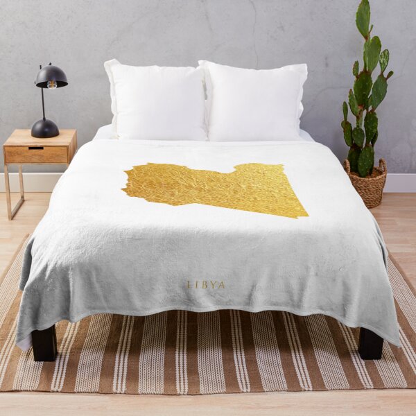 Item preview, Libya Gold Map designed and sold by ArtPrints.