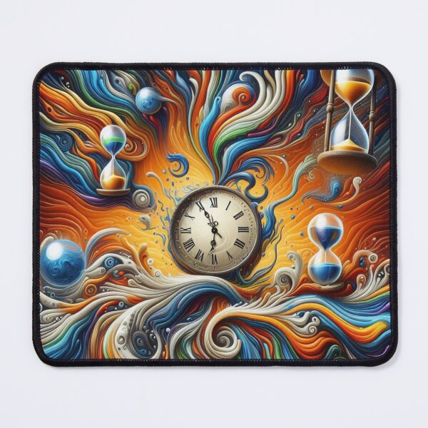 Item preview, Clock & Hour Glass Abstract designed and sold by kharatsuchita.
