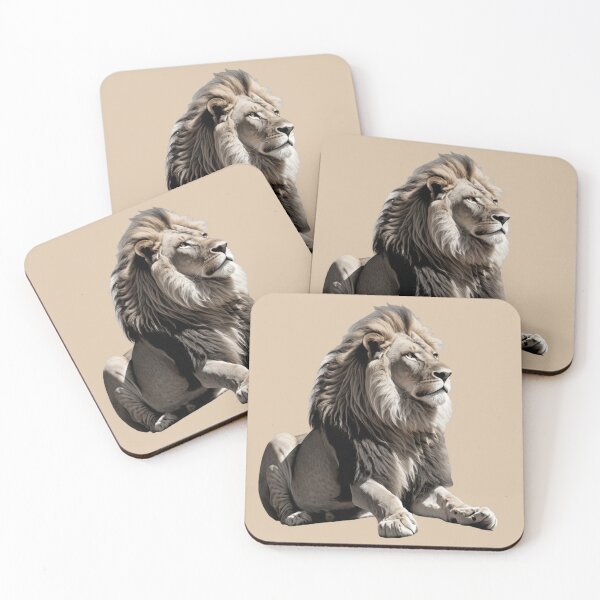 Item preview, Realistic Majestic lion designed and sold by EDigitalStore.