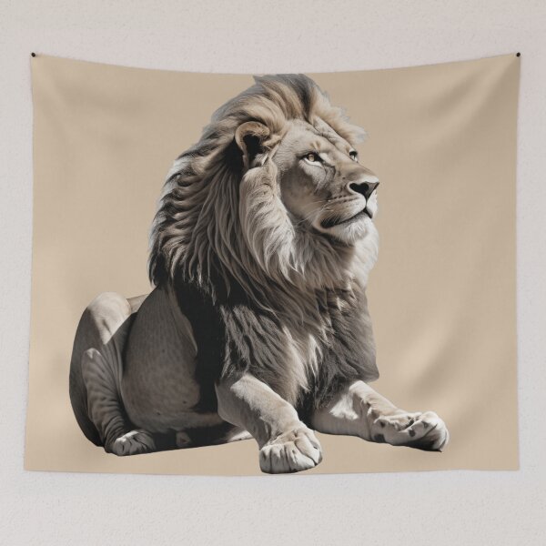 Item preview, Realistic Majestic lion designed and sold by EDigitalStore.