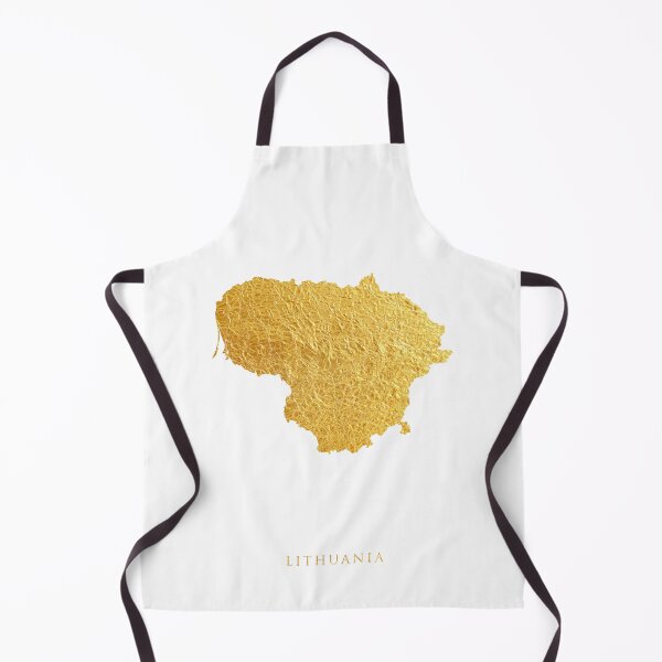 Item preview, Lithuania Gold Map designed and sold by ArtPrints.