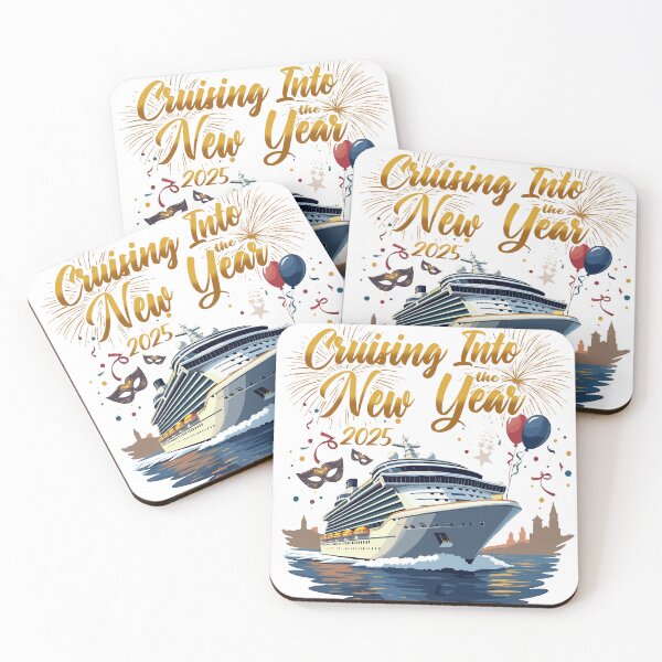 Item preview, Cruising Into New Year 2024 Party Travel Adventure designed and sold by AxelBrook.
