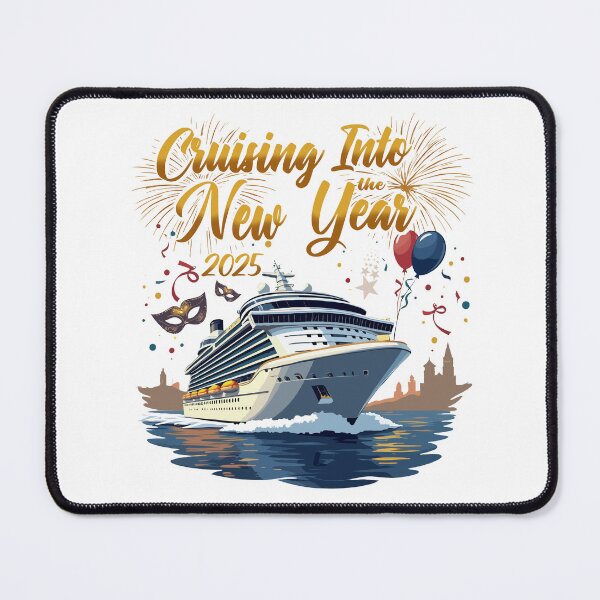 Item preview, Cruising Into New Year 2024 Party Travel Adventure designed and sold by AxelBrook.