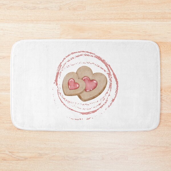 Item preview, Christmas Watercolor Heart Cookies designed and sold by ToxiCool.