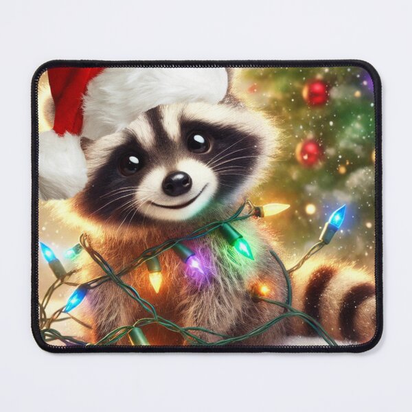 Item preview, Christmas Raccoon Start Being Good Now designed and sold by Flowrena.