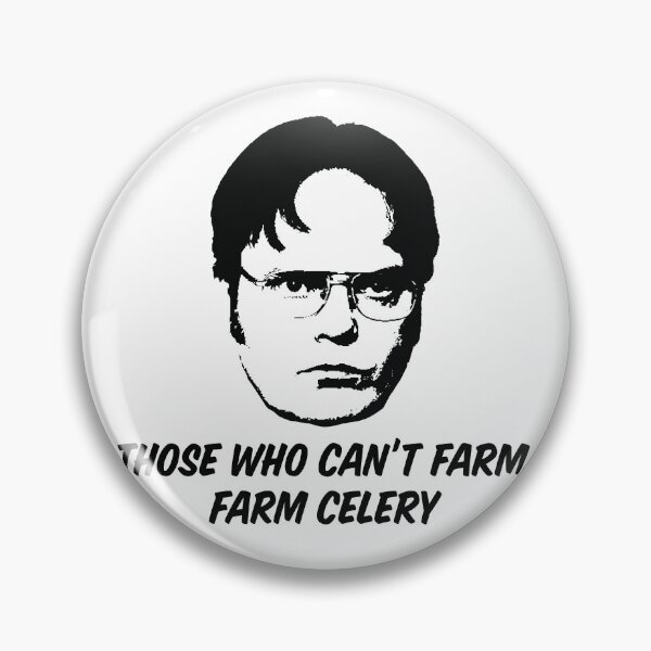 Item preview, Dwight Shrute — Those Who Can't Farm, Farm Celery designed and sold by ChickenFund.