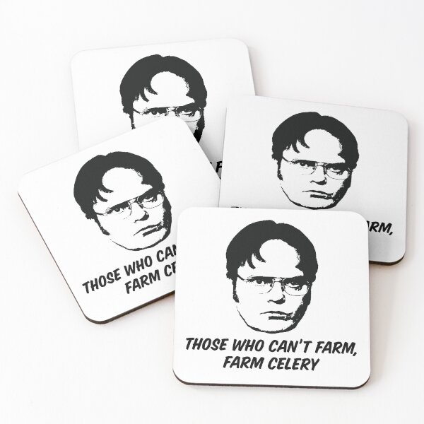 Item preview, Dwight Shrute — Those Who Can't Farm, Farm Celery designed and sold by ChickenFund.