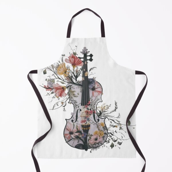 Item preview, Cello covered with flowers designed and sold by catcraftss.