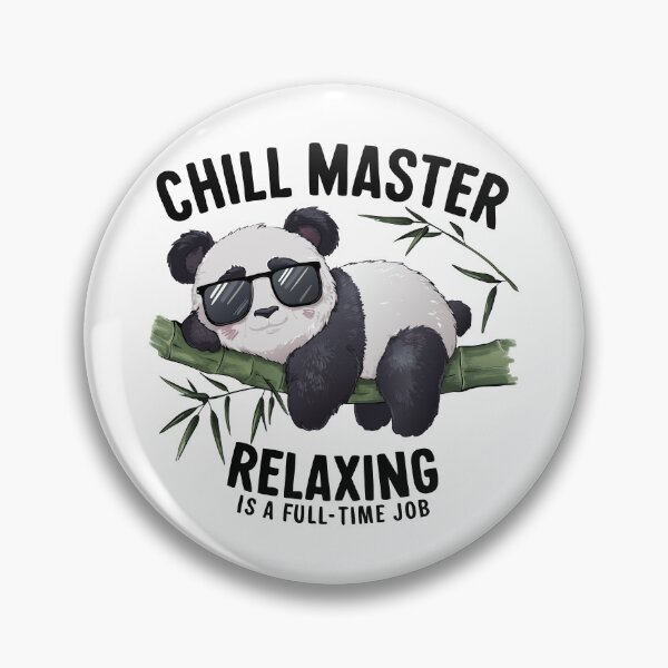 Item preview, Chill Master - Relaxing Panda designed and sold by StellarDreamer.