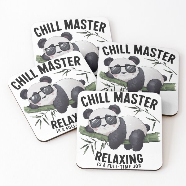 Item preview, Chill Master - Relaxing Panda designed and sold by StellarDreamer.