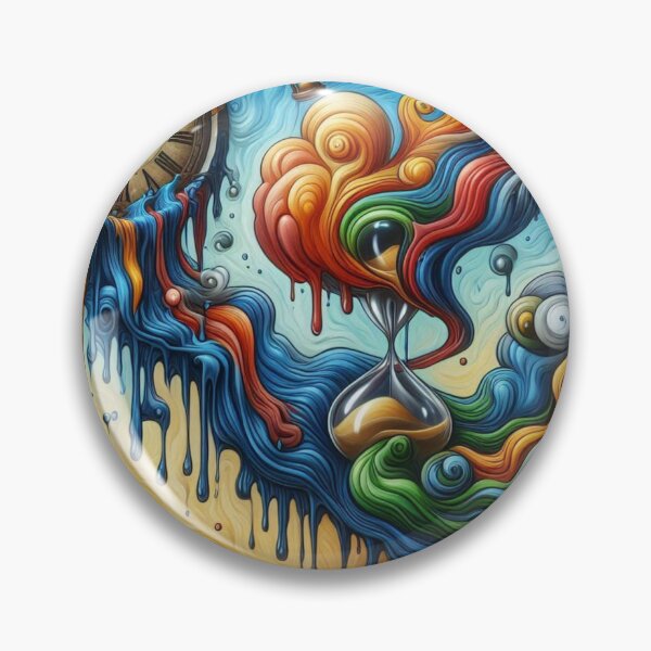 Item preview, Abstract Clock Multicolor designed and sold by kharatsuchita.