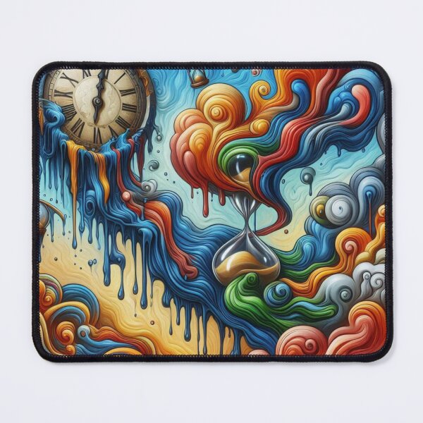 Item preview, Abstract Clock Multicolor designed and sold by kharatsuchita.