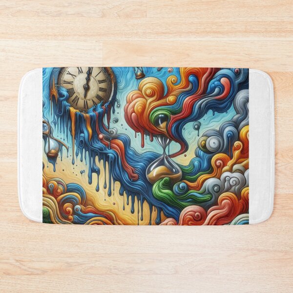 Item preview, Abstract Clock Multicolor designed and sold by kharatsuchita.