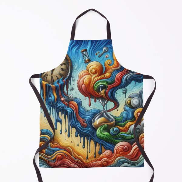 Item preview, Abstract Clock Multicolor designed and sold by kharatsuchita.