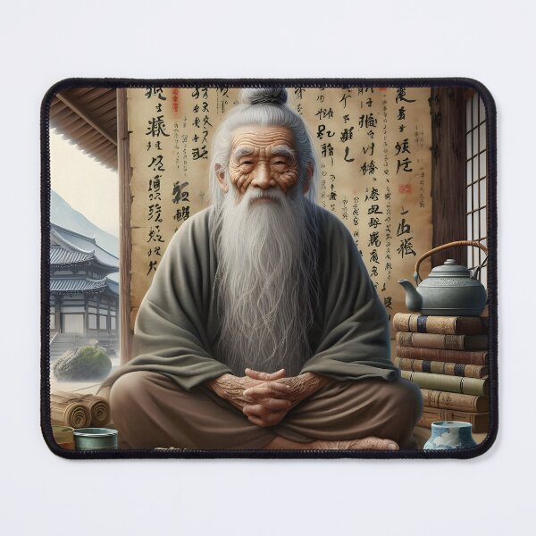 Item preview, Tranquil Wise Man in Meditation designed and sold by PandaTShirtShop.