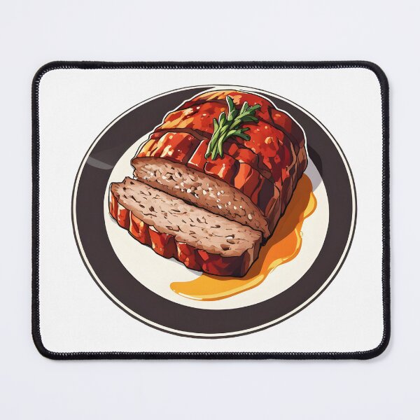 Item preview, meatloaf sticker, food sticker designed and sold by zeeminimal.
