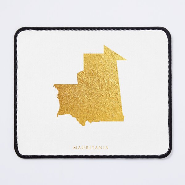 Item preview, Mauritania Gold Map designed and sold by ArtPrints.