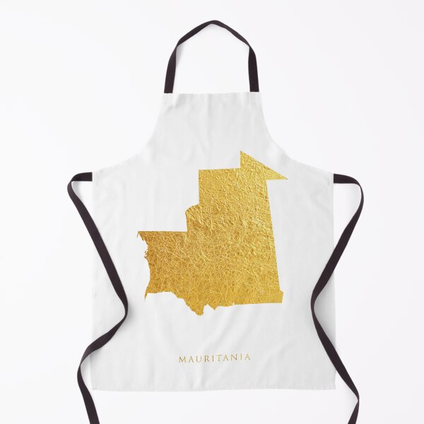 Item preview, Mauritania Gold Map designed and sold by ArtPrints.
