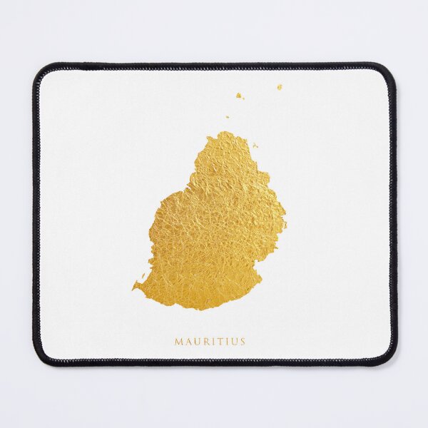 Item preview, Mauritius Gold Map designed and sold by ArtPrints.