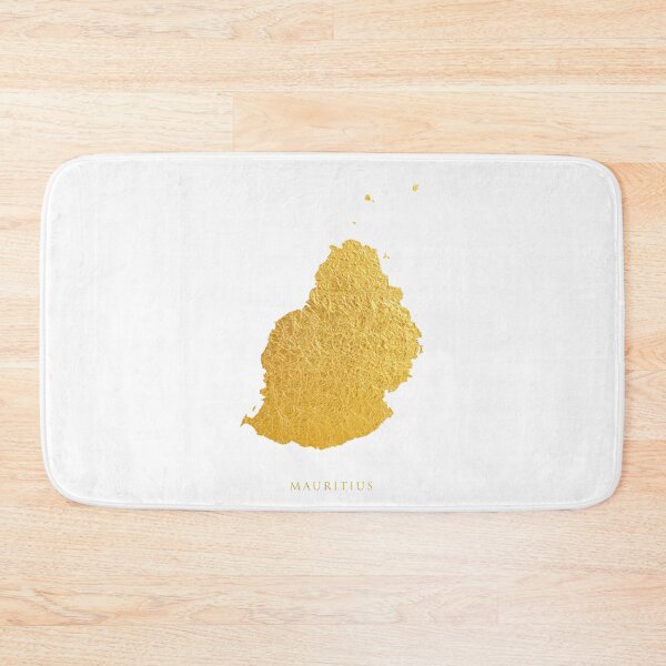 Item preview, Mauritius Gold Map designed and sold by ArtPrints.