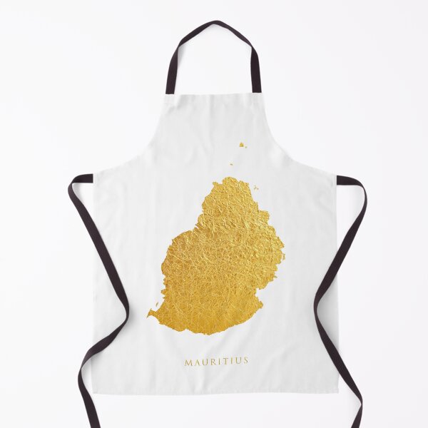 Item preview, Mauritius Gold Map designed and sold by ArtPrints.