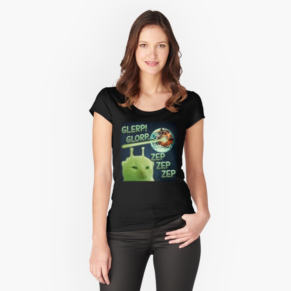 Item preview, Fitted Scoop T-Shirt designed and sold by MemishDesign.