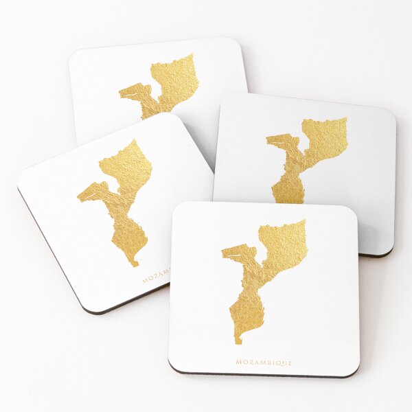 Item preview, Mozambique Gold Map designed and sold by ArtPrints.