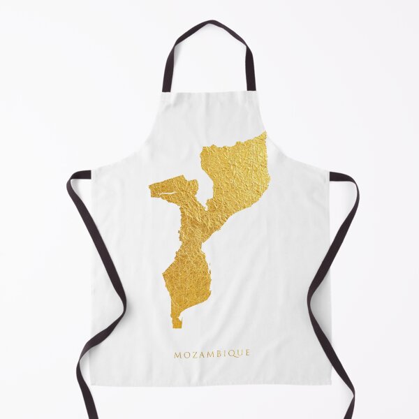Item preview, Mozambique Gold Map designed and sold by ArtPrints.
