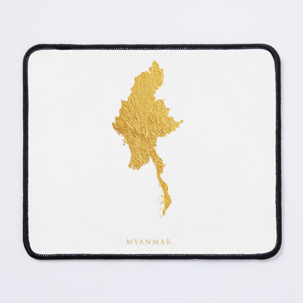 Item preview, Myanmar Gold Map designed and sold by ArtPrints.