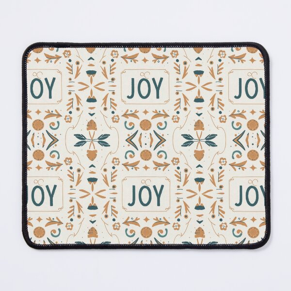 Item preview, Joy Christmas Mug – Elegant Festive Floral Pattern Holiday Gift designed and sold by HahaHandlesHub.