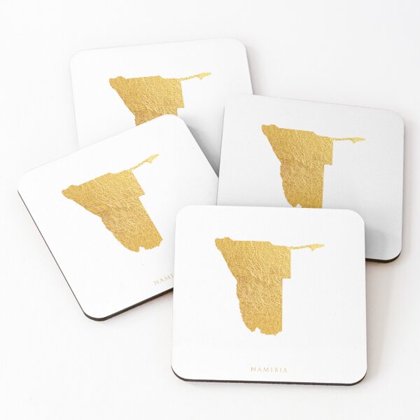 Item preview, Namibia Gold Map designed and sold by ArtPrints.