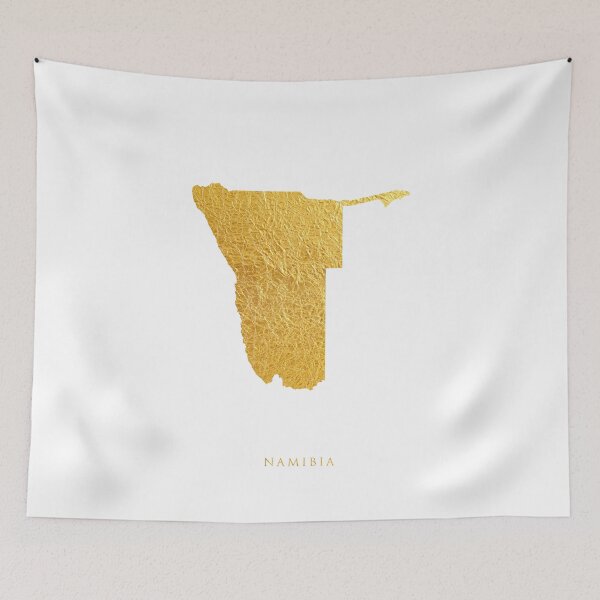 Item preview, Namibia Gold Map designed and sold by ArtPrints.