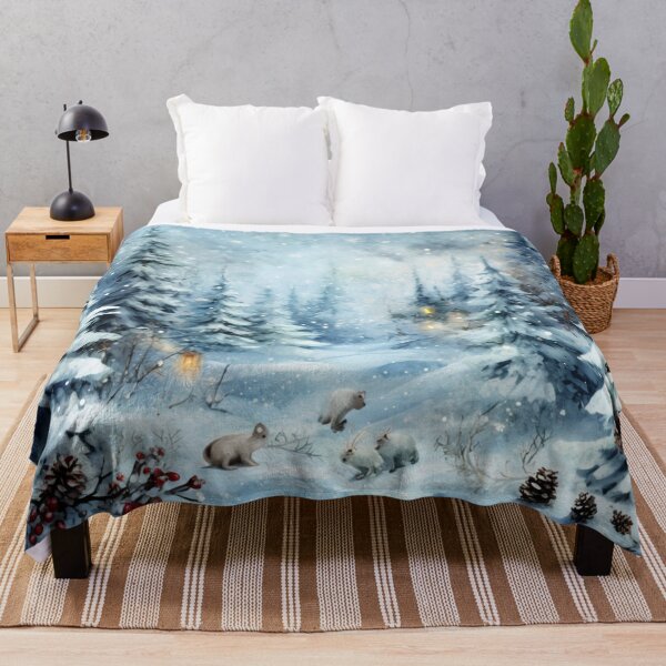 Item preview, Christmas Woodland Snow designed and sold by CreatedbyKandJ.