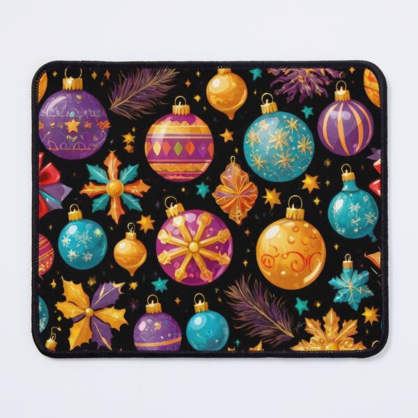 Item preview, Christmas Pattern balls with snowflakes,Christmas Seamless Pattern,holiday pattern designed and sold by Expressions-Sel.