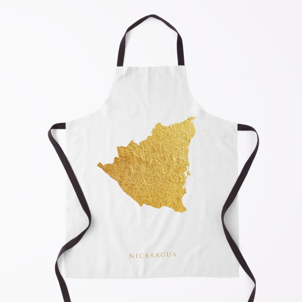 Item preview, Nicaragua Gold Map designed and sold by ArtPrints.