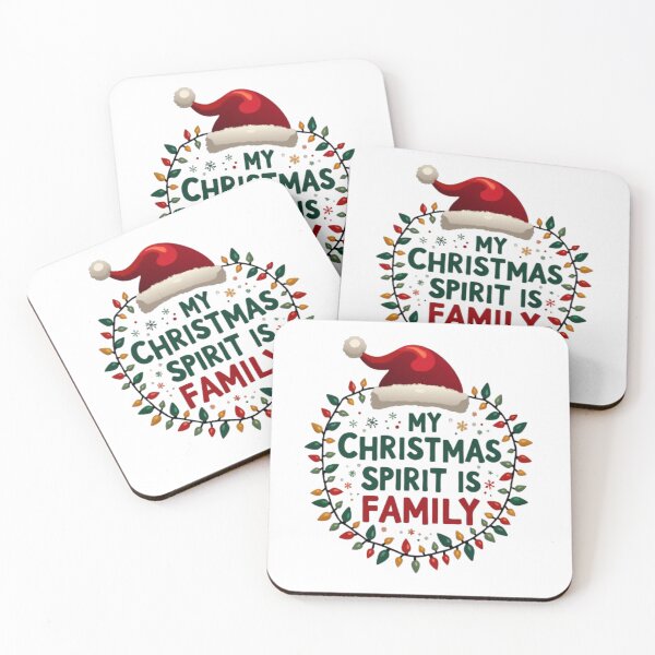 Item preview, My Christmas Spirit is Family  designed and sold by printmala.