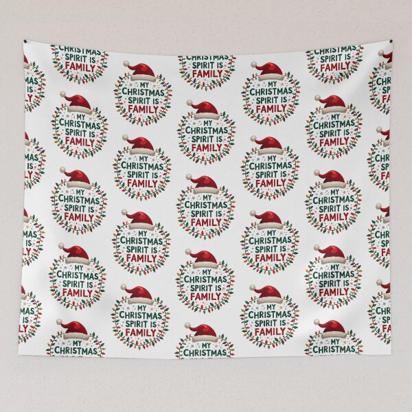 Item preview, My Christmas Spirit is Family  designed and sold by printmala.
